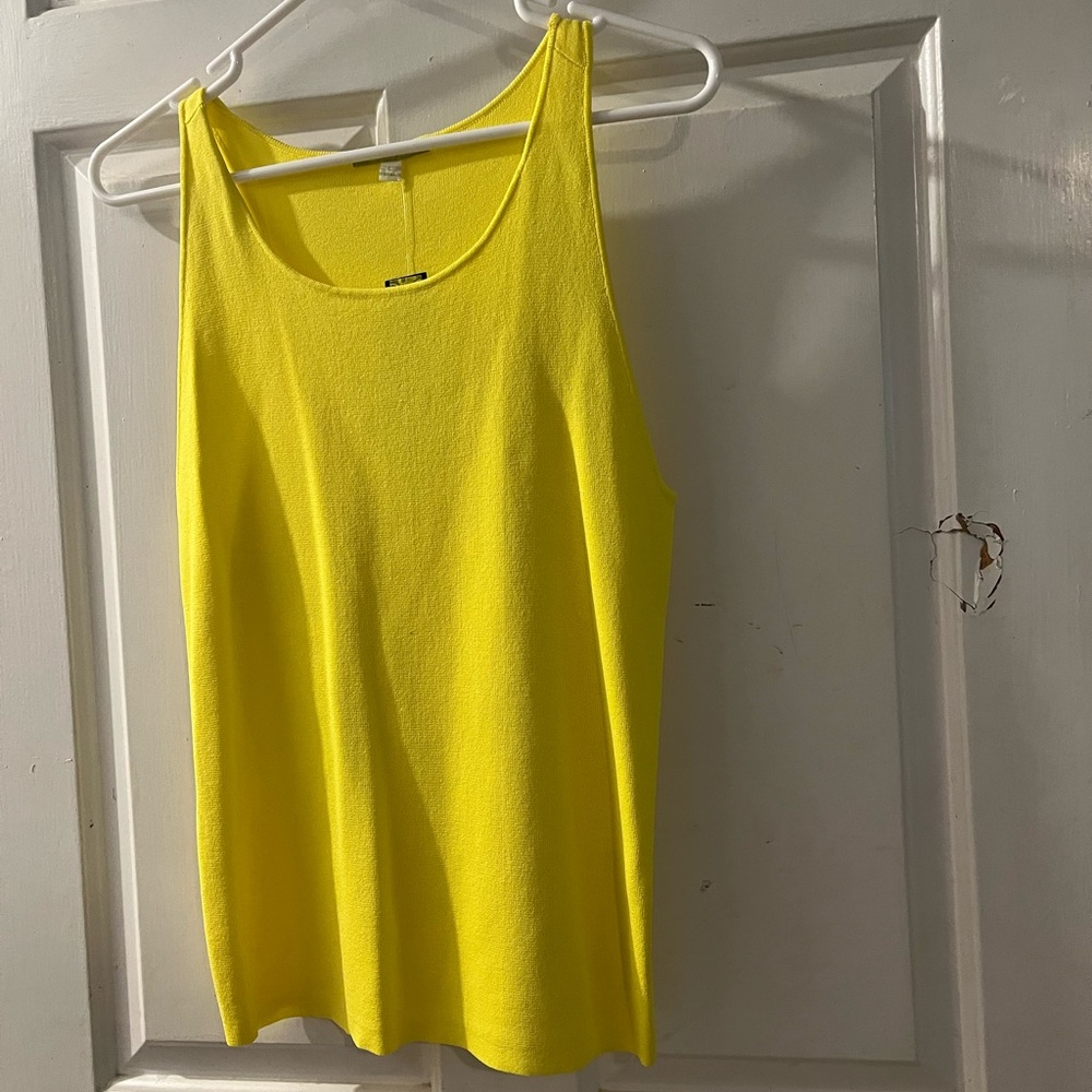 Giani Bernini Yellow Sleeveless Tank Top